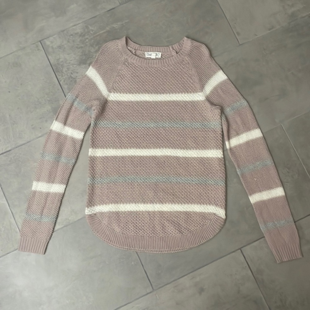 striped cloud chaser sweater